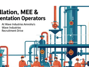 Urgent Hiring at Wave Industries Amroha – Distillery Operator Jobs for 12th Pass