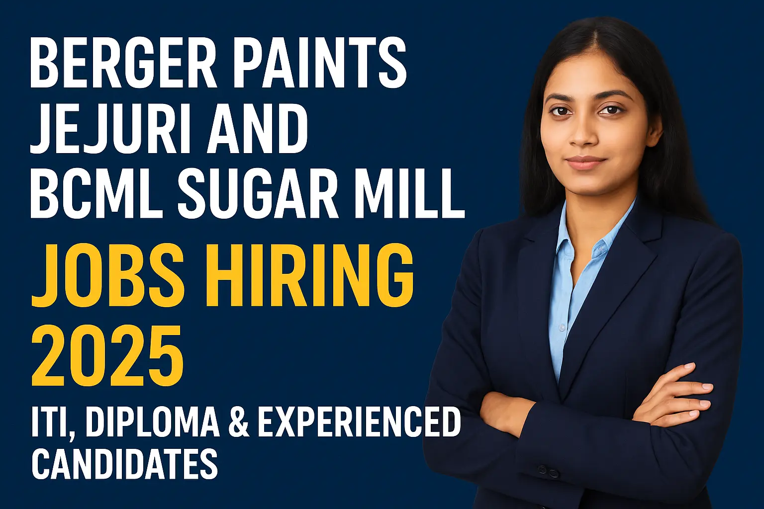 Berger Paints Jejuri And BCML Sugar Mill Jobs