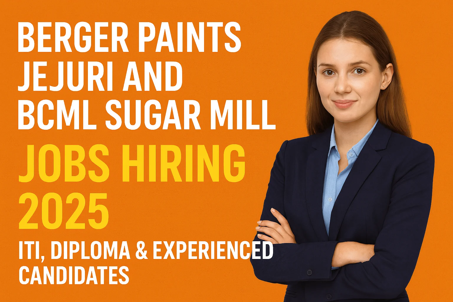 Berger Paints Jejuri And BCML Sugar Mill Jobs Hiring 2025
