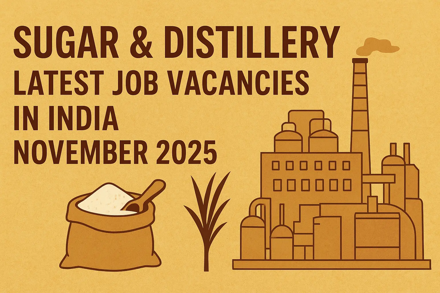 Sugar & Distillery Latest Job Vacancies in India