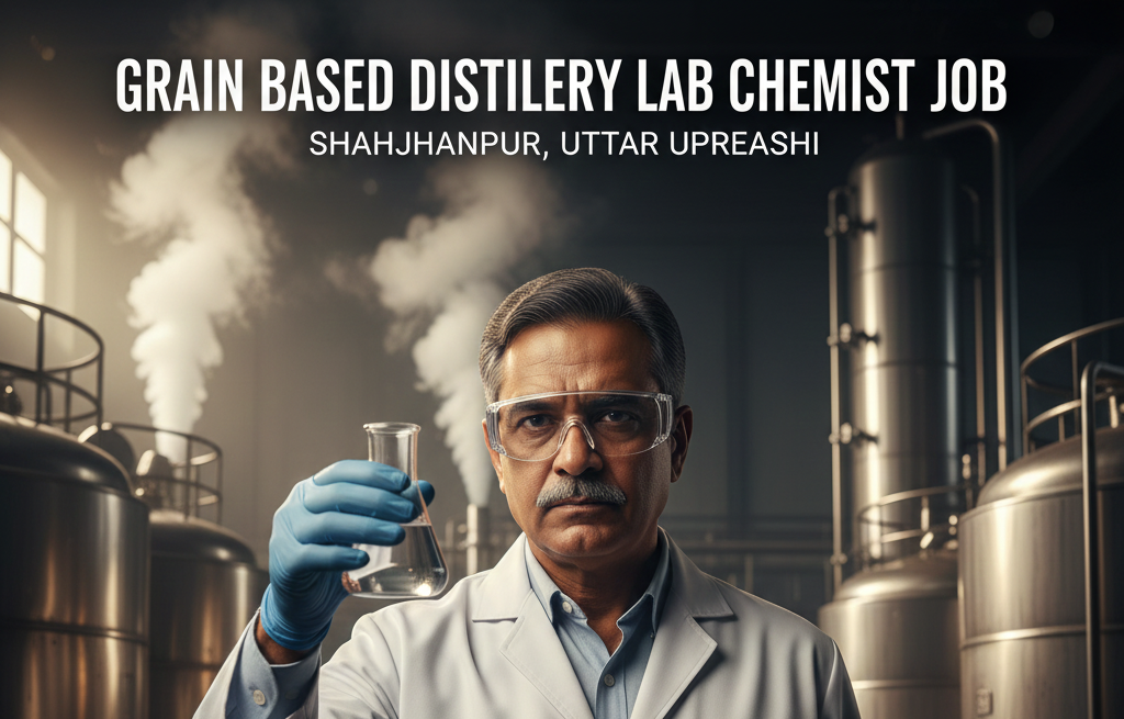 Grain Based Distillery Lab Chemist Job in Shahjahanpur UP | YTT Industries Pvt. Ltd