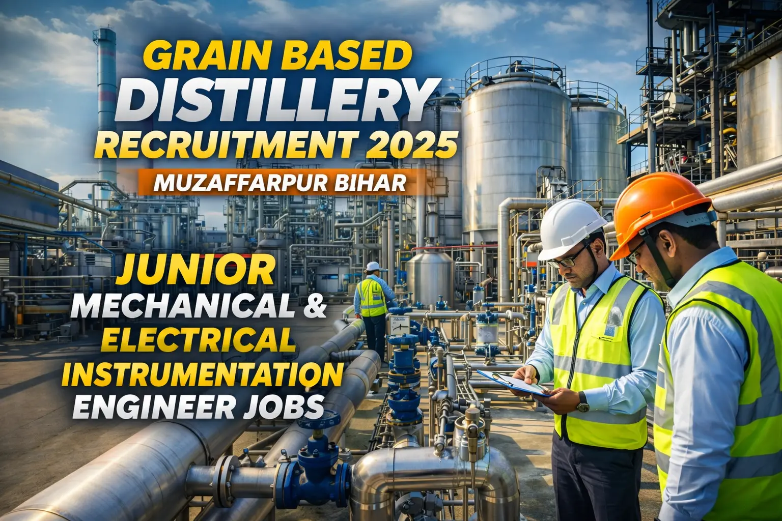 Grain Based Distillery Recruitment 2025 in Muzaffarpur Bihar
