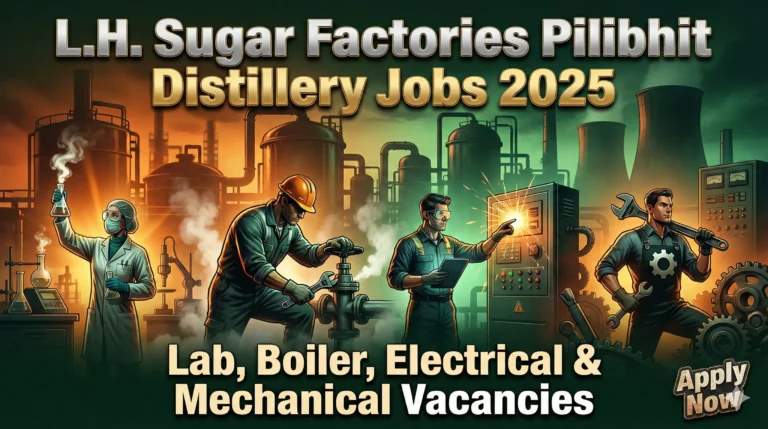 L.H. Sugar Factories Pilibhit Distillery Hiring – Lab, Boiler, Electrical & Mechanical Job Vacancies