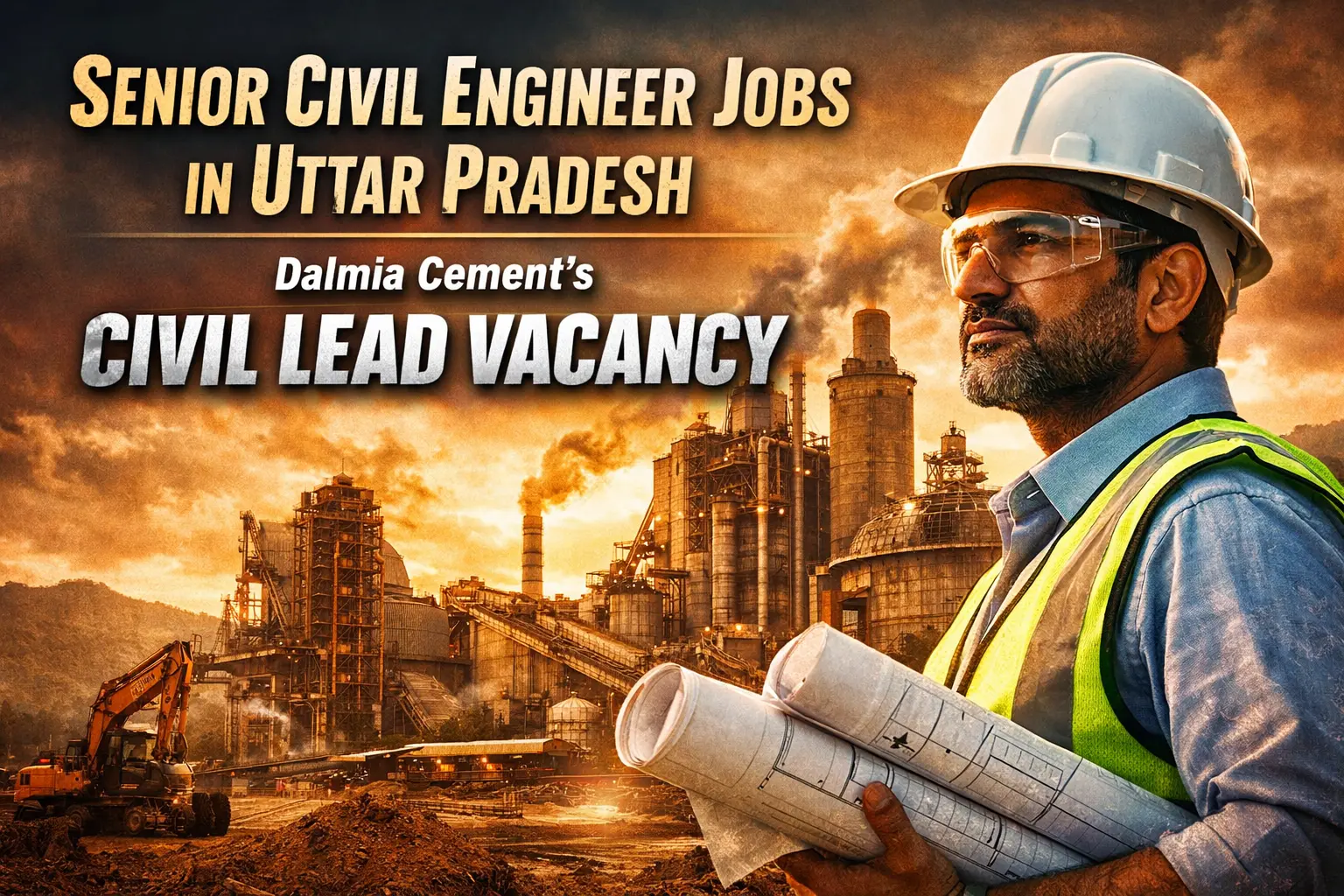 Senior Civil Engineer Jobs in Uttar Pradesh: Dalmia Cement’s Civil Lead Vacancy