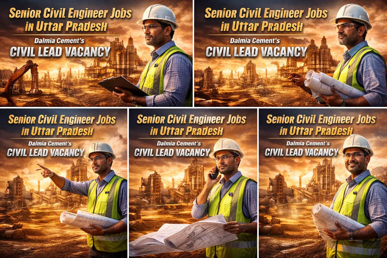 Senior Civil Engineer Jobs in Uttar Pradesh: Dalmia Cement’s Civil Lead Vacancy