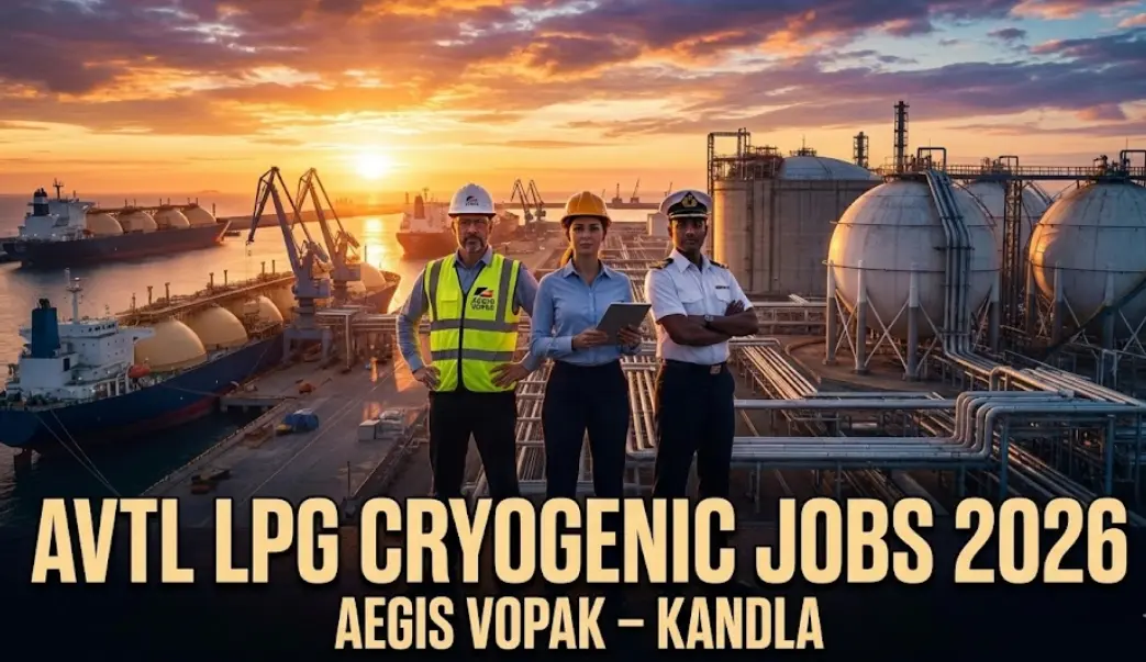 AVTL LPG Cryogenic Jobs 2026 | Aegis Vopak Kandla Vacancy