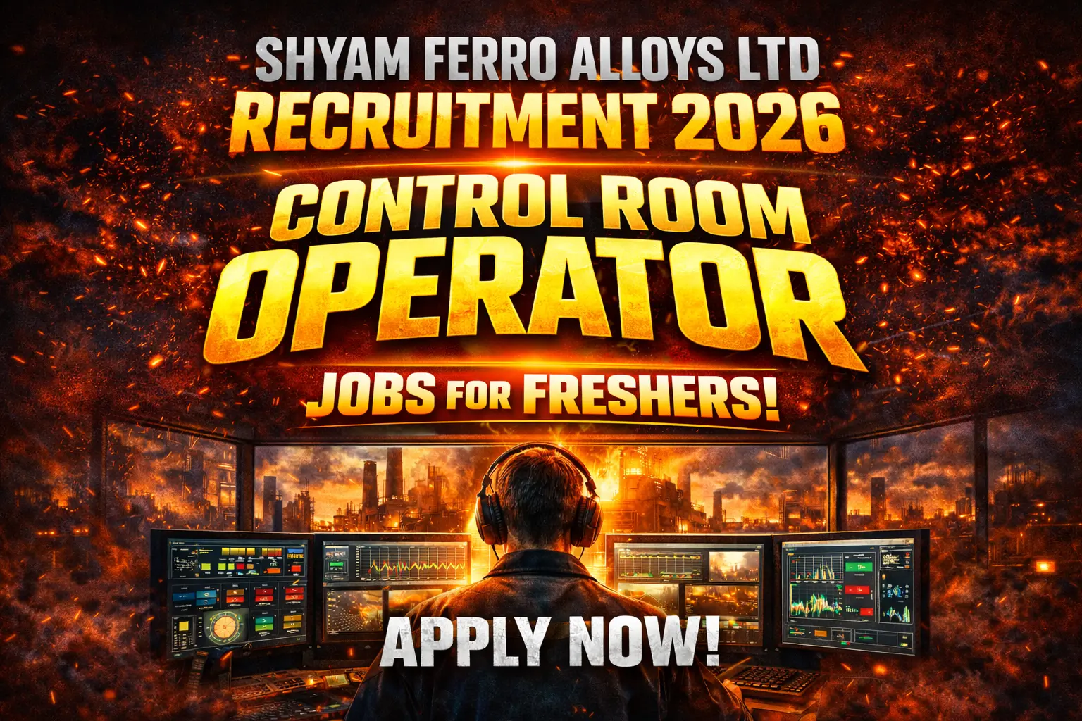 Shyam Ferro Alloys Ltd Recruitment 2026 | Control Room Operator Jobs for Freshers