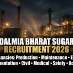 Dalmia Bharat Sugar Jobs 2026 – Apply Online for Sugar & Distillery Vacancies