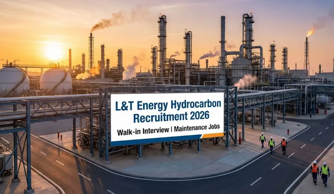 L&T Energy Hydrocarbon Recruitment 2026 - Direct Walk-in Jobs