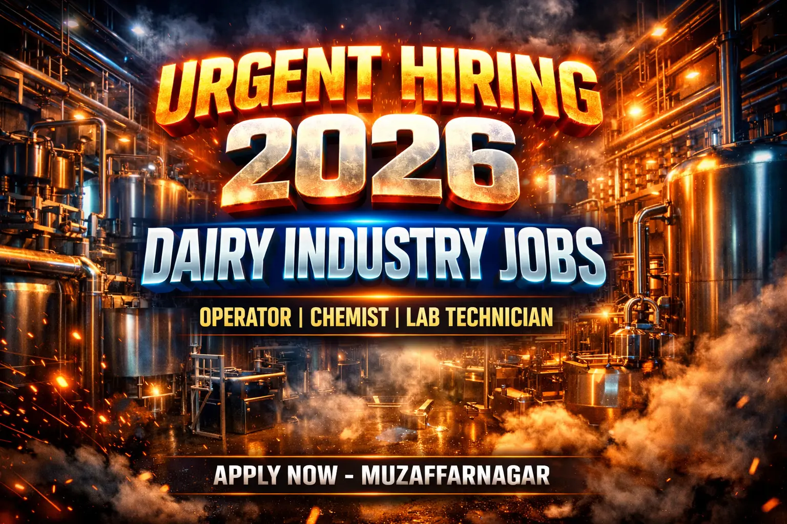 Harshraj Frozen Foods Jobs 2026 | Operator, Chemist and Lab