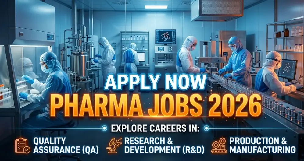 Vickro BioPharma Urgent Jobs 2026 | QA R&D Freshers Vacancy