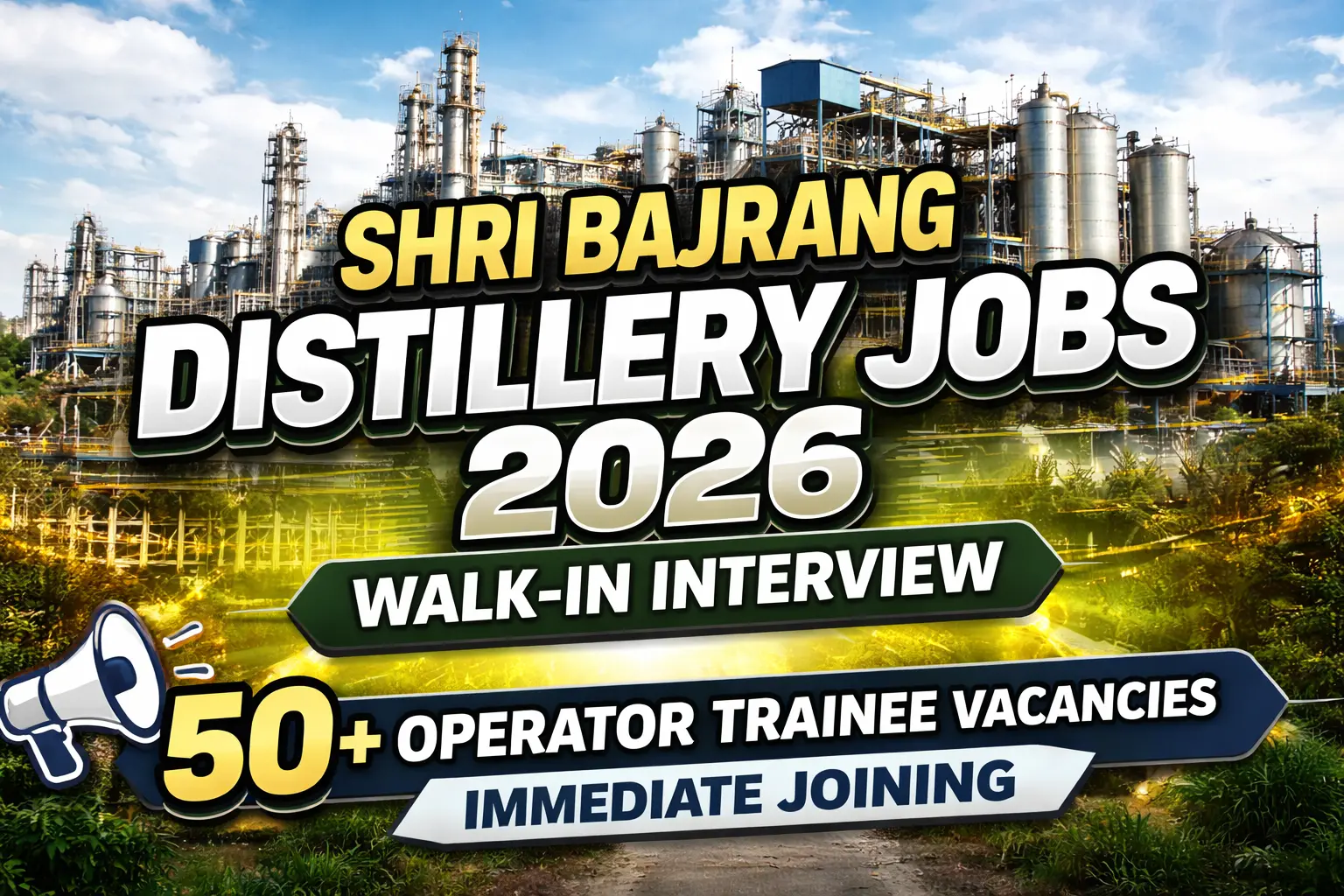 Shri Bajrang Distillery Jobs 2026