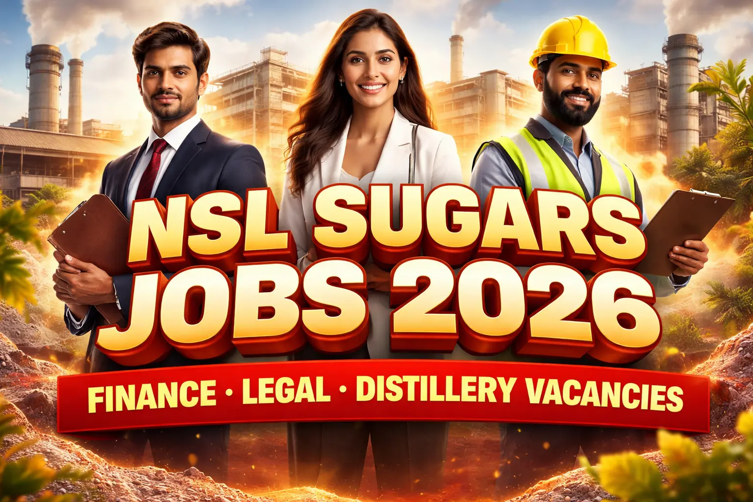NSL Sugars Hiring 2026 | Apply Fast! No Exam High Pay Jobs