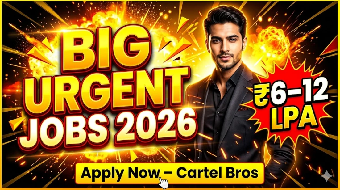Cartel Bros Hiring 2026 | High Salary Sales & Creative Jobs