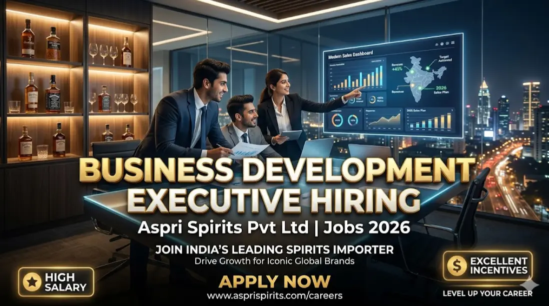 Aspri Spirits Pvt Ltd | Urgent Jobs Freshers & Experienced