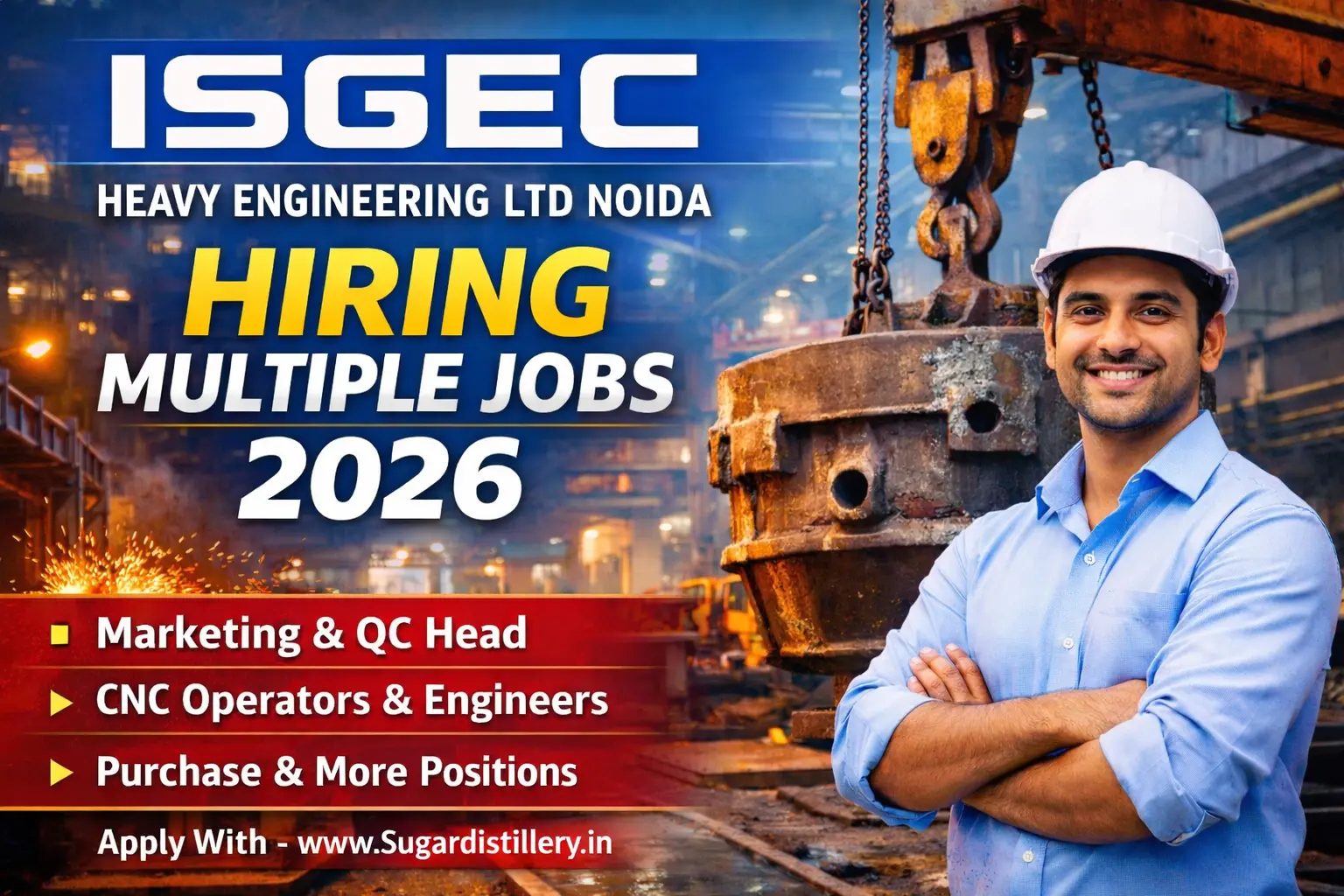 ISGEC Heavy Engineering Ltd Noida Hiring Multiple Jobs 2026