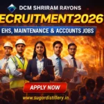 DCM Shriram Rayons Recruitment 2026 | Multiple Jobs