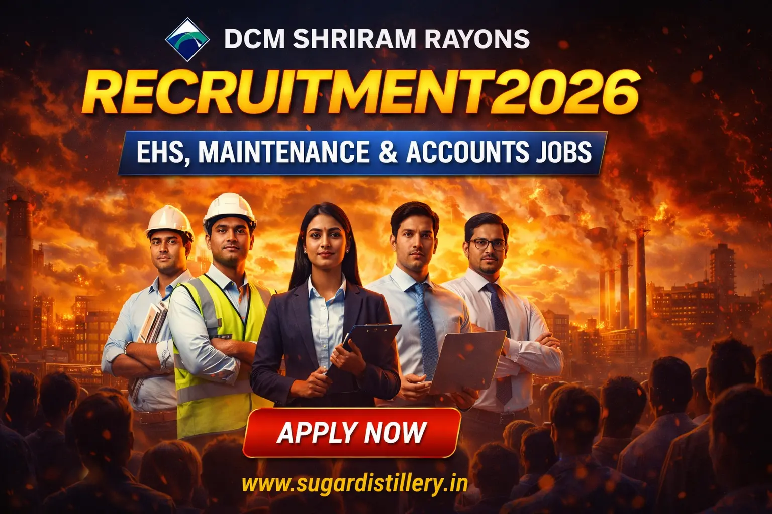 DCM Shriram Rayons Recruitment 2026 | Multiple Jobs