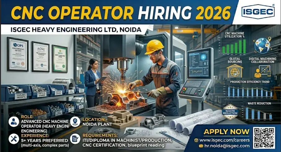 ISGEC Heavy Engineering Ltd Noida Hiring Multiple Jobs 2026