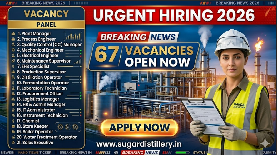 Nandai Alchochem Pune Recruitment 2026 | Multiple Vacancies