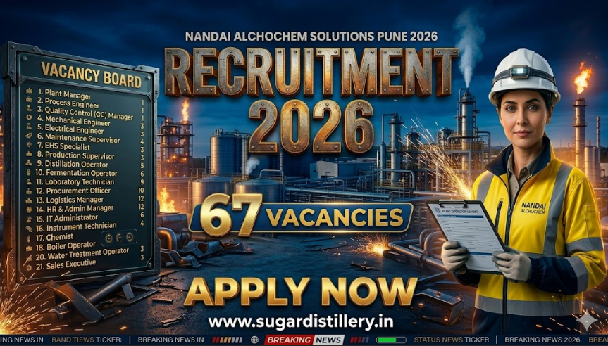 Nandai Alchochem Pune Recruitment 2026 | Multiple Vacancies