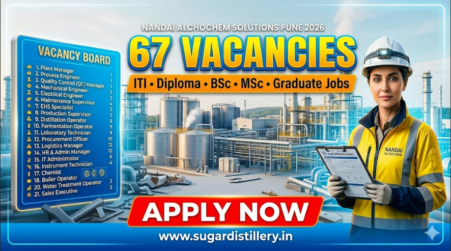 Nandai Alchochem Pune Recruitment 2026 | Multiple Vacancies