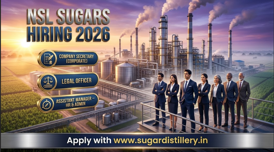 NSL Sugars Recruitment 2026 Apply Online, Salary & Job Posts