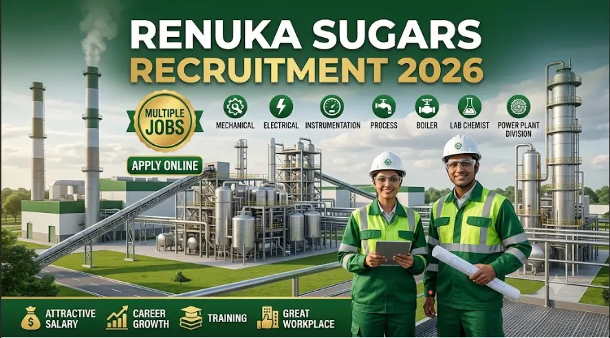 Renuka Sugars Recruitment 2026 | Multiple Jobs Apply Online