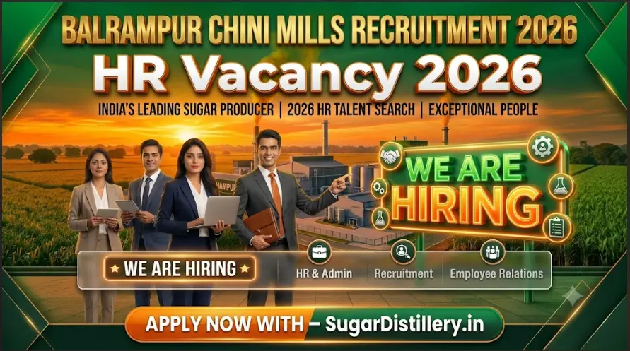 Balrampur Chini Mills Ltd Vacancy 2026 | HR Jobs Apply Now