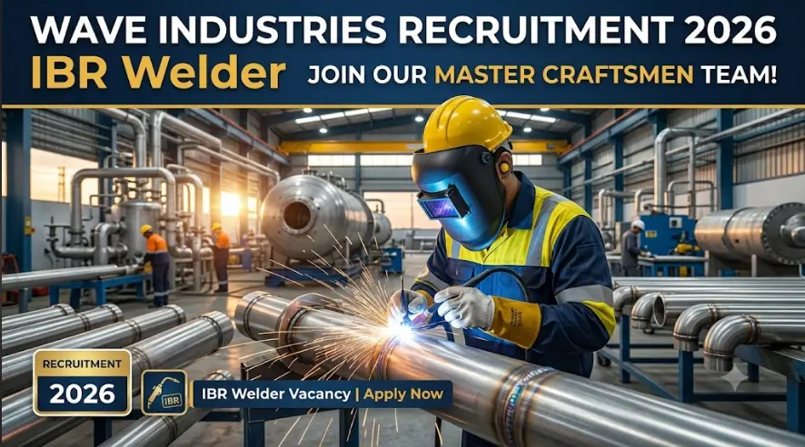 Wave Industries IBR Welder Recruitment 2026 at Sitapur Sugar Mill