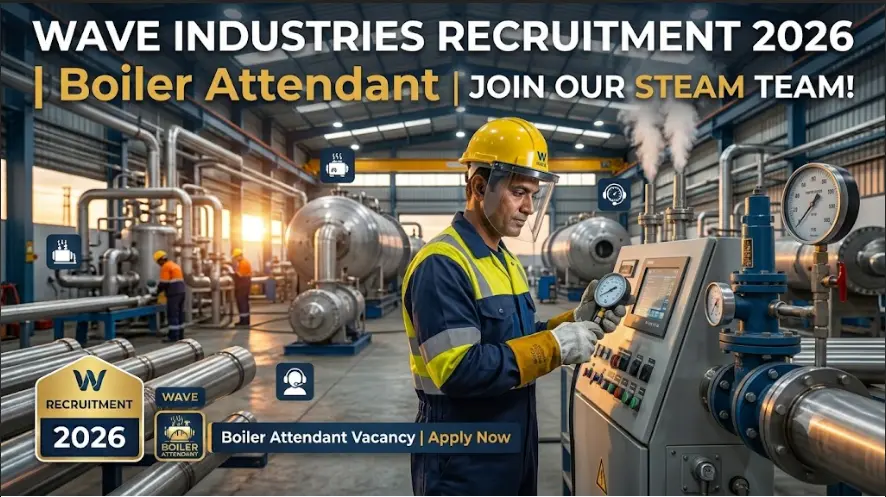 Wave Industries Boiler Attendant Recruitment 2026 at Sitapur Sugar Mill