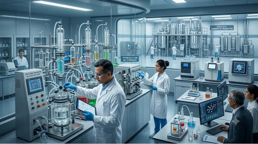 Modern API pharmaceutical manufacturing facility of Harman Finochem Limited in Maharashtra