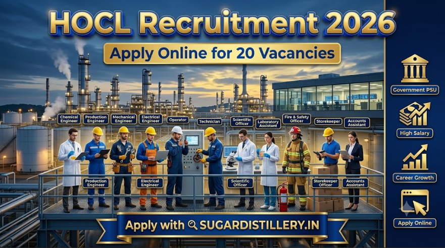 HOCL Recruitment 2026: Apply Online for 20 Vacancies