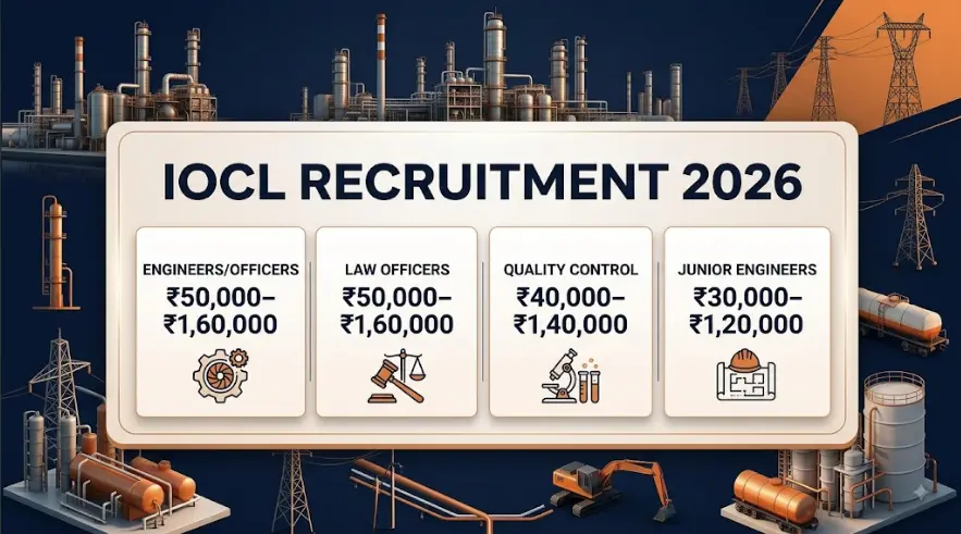 IOCL Recruitment 2026: Exciting Engineer, Officer & JE Jobs