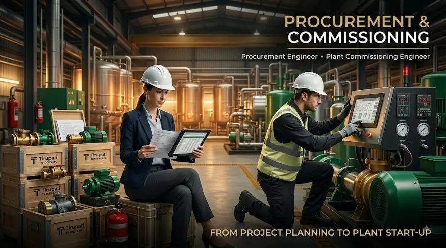 Tirupati Traders Procurement and Plant Commissioning Engineer Jobs 2026