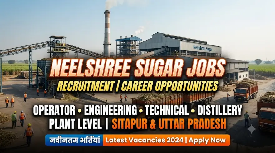 Neelshree Sugar Jobs and Recruitment 2026 for Operator Engineering and Technical Positions