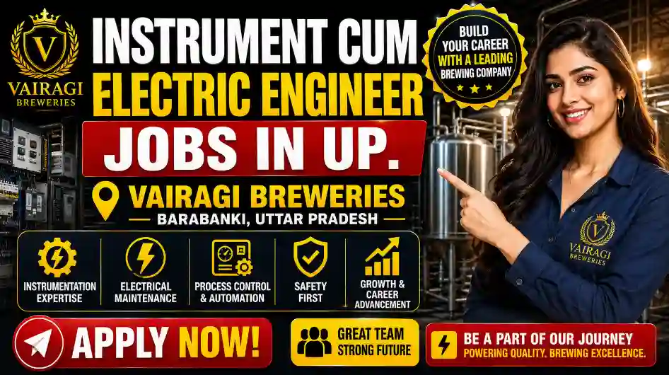 Vairagi Breweries Jobs 2026: Urgent QA & Engineer Vacancies