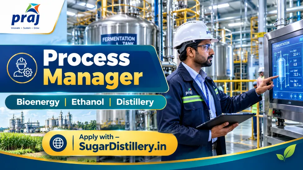 Praj Industries Process Manager Job 2026