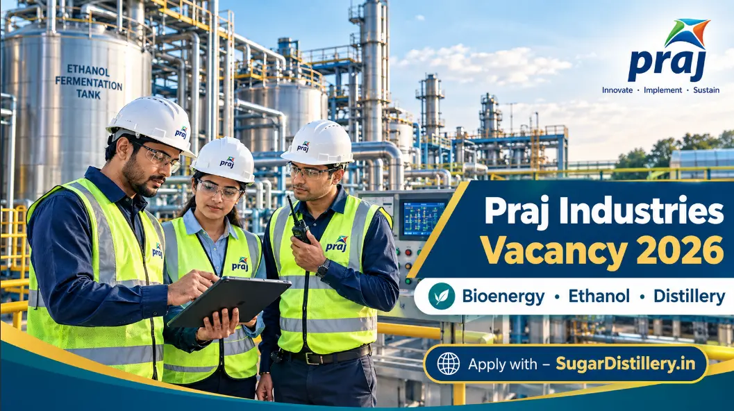 Praj Industries Bioenergy Ethanol Distillery Jobs 2026