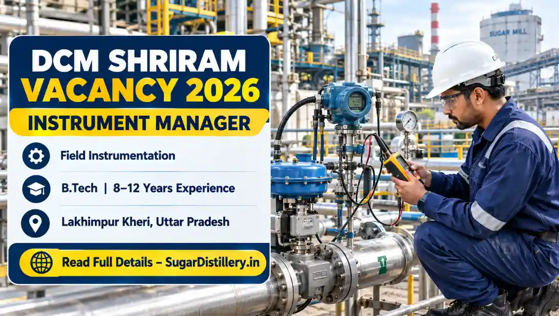 Instrumentation Engineer Inspecting Industrial Instruments in a Sugar Mill