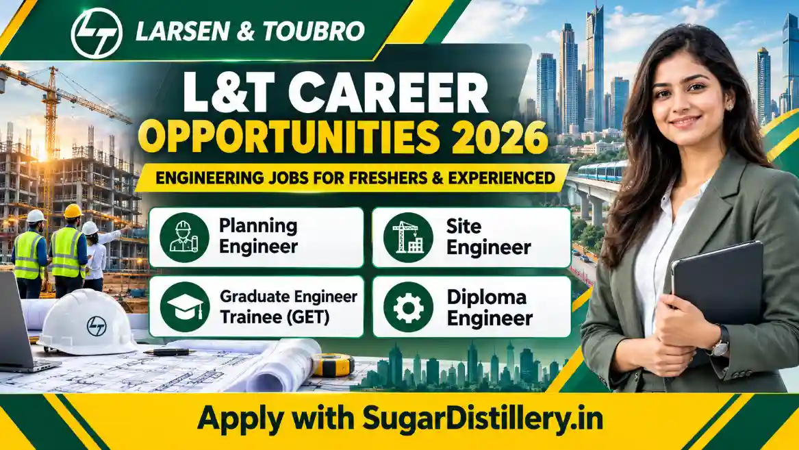 L&T Vacancy 2026 for Planning Engineer, Site Engineer, Graduate Engineer Trainee and Diploma Engineer