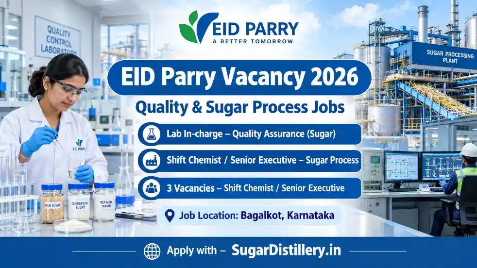 EID Parry Sugar Process and Fermentation Plant Operations