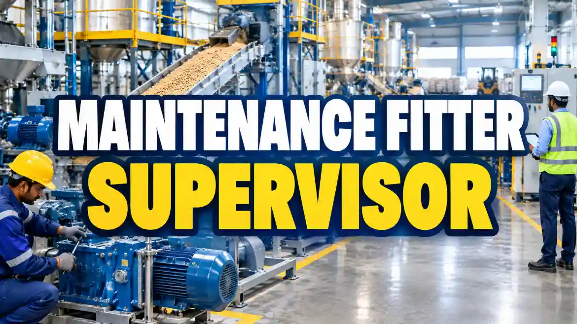 Tiwana Nutrition maintenance department with industrial machinery and maintenance work